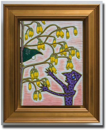 Tui Heralds The New Day
21.5" x 17.5"
SOLD Tui Heralds The New Day
21.5" x 17.5"
SOLD